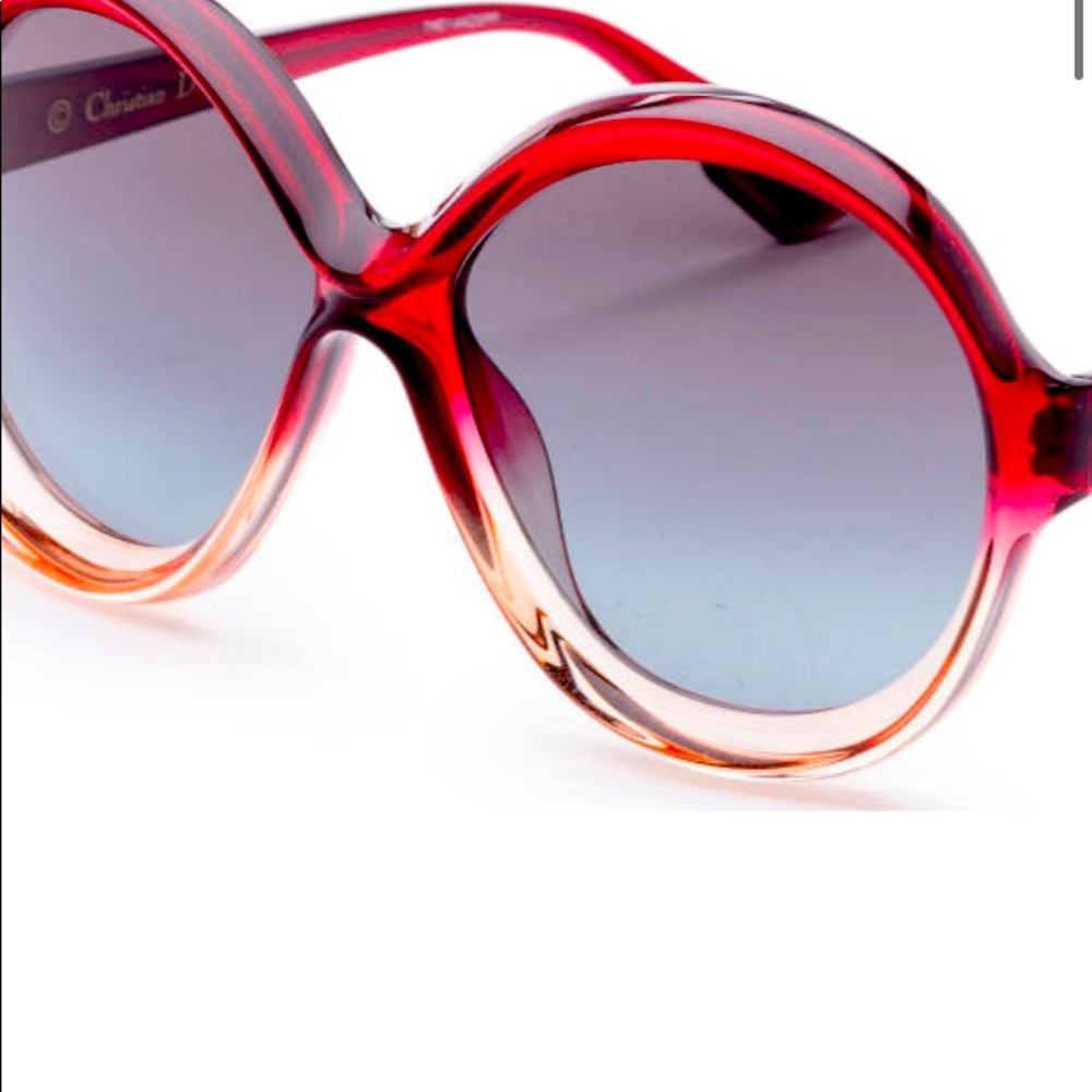 Dior Vibrant Red and Orange Sunglasses